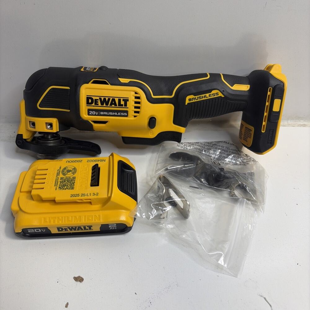 New DeWalt DCS354 Atomic 20V Brushless Cordless Oscillating Multi-Tool